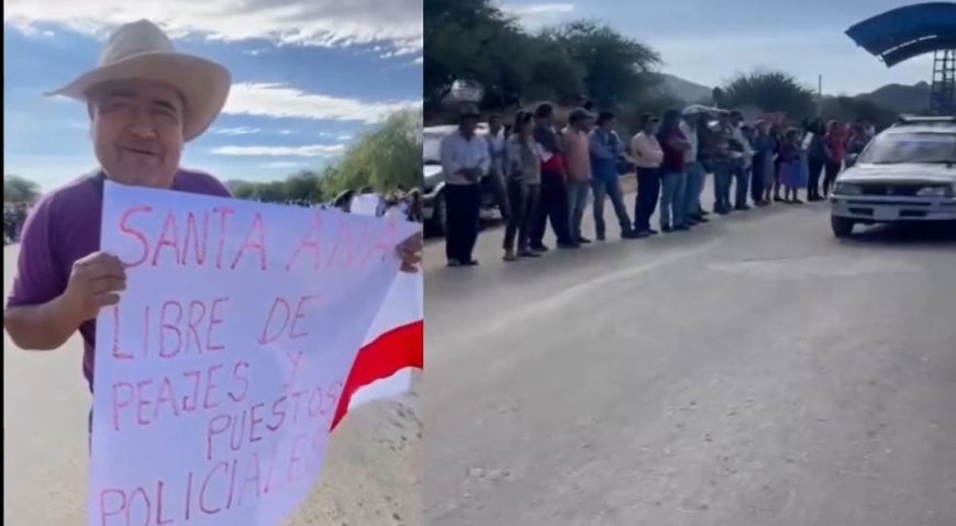 Comunidades de Santa Ana y La Pintada solicitan el retiro de puestos de peaje y control en su área.