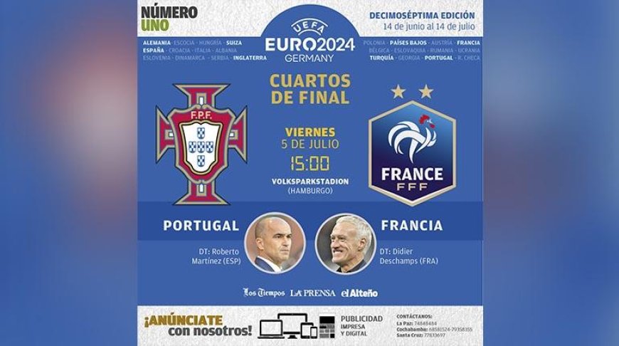 Francia y Portugal Empatan en un Duelo Intenso por un Pase a Semifinales