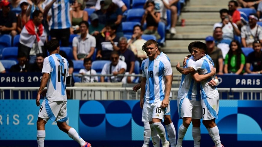 Argentina toma aire en el fútbol olímpico con triunfo 3-1 contra Irak