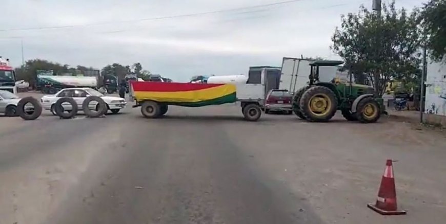 Bloqueo en Campo Pajoso interrumpe el tránsito entre Yacuiba, Tarija y Santa Cruz