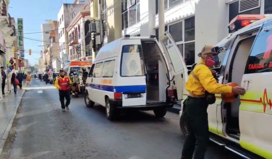 Simulacro en el Mercado Central de Tarija Evalúa la Respuesta ante Emergencias