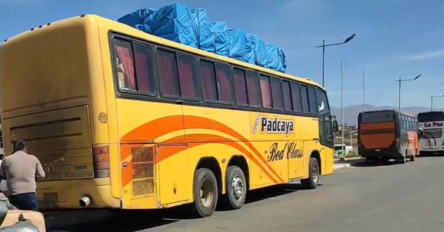 Policía Retiene Bus con Serias Fallas de Seguridad en Tarija