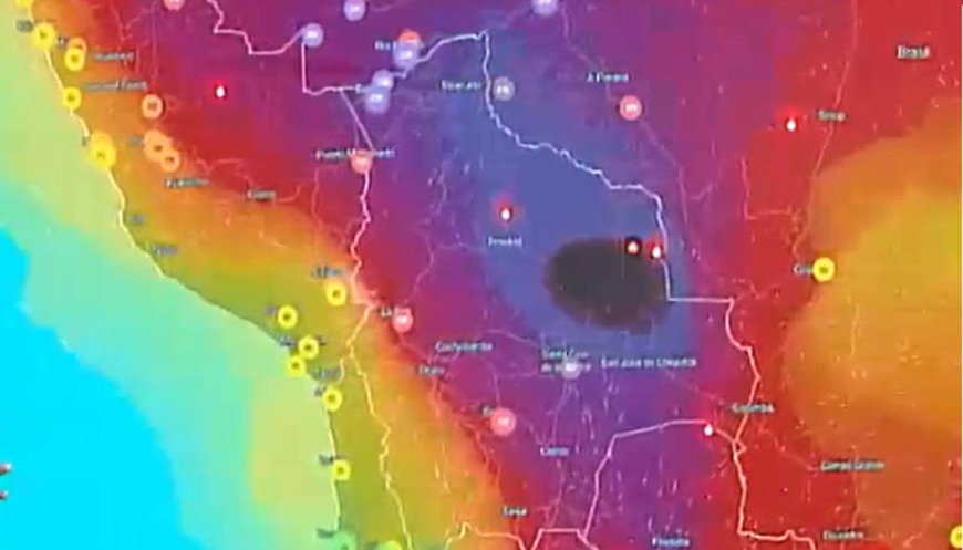 Imágenes Satelitales Revelan la Intensidad de los Incendios en Santa Cruz y Beni