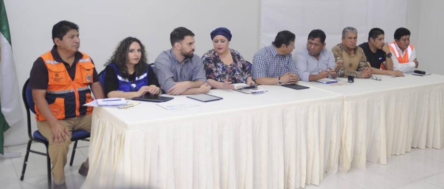 Arce Concluye Reunión con Municipios Afectados por Incendios y Recibe Informe de Instancias Nacionales