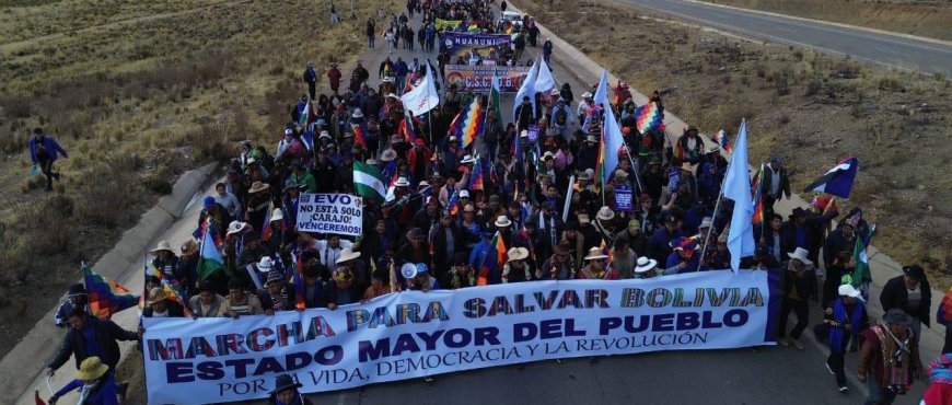 Evo Morales Deja en Manos de los Marchistas la Decisión de Continuar la Movilización