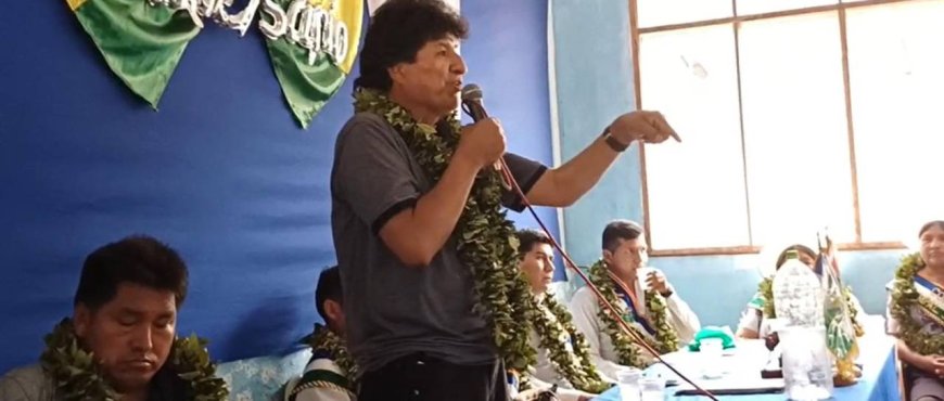 Evo Morales rechaza la pausa ambiental y defiende el chaqueo para la producción agrícola