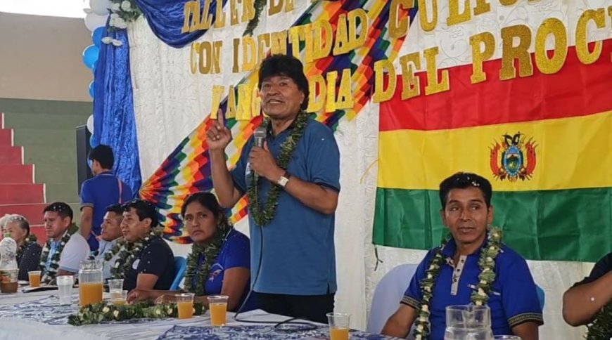 Evo Morales permanece en el Trópico durante el día de su citación para declarar en Tarija