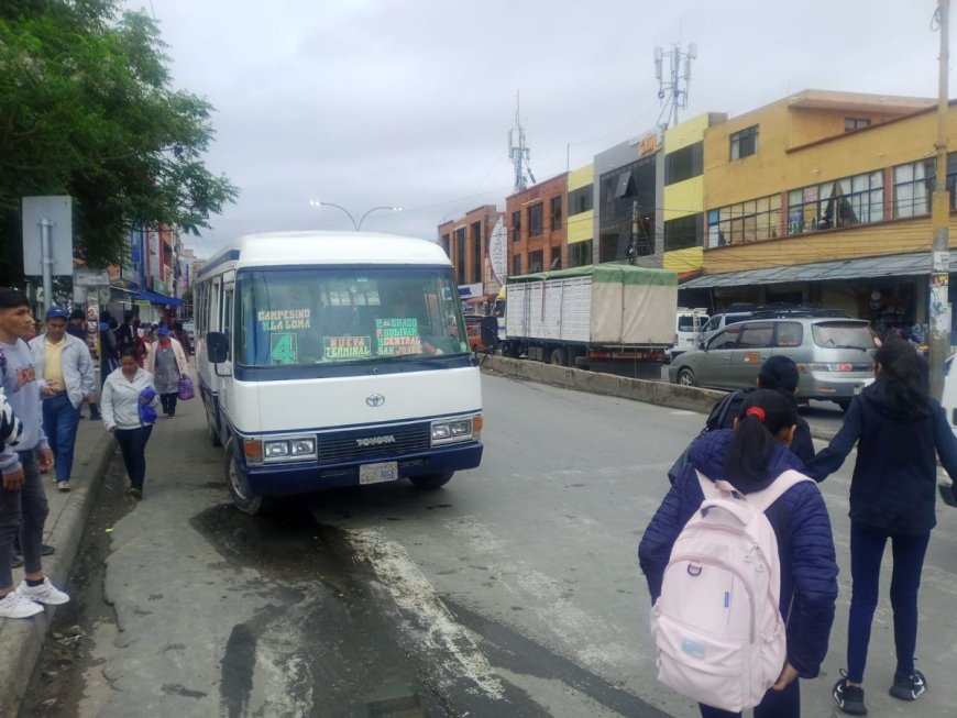 Educación confirma clases normales en Tarija pese a paro de transporte público