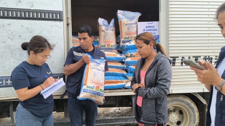 El “Emapa móvil” recorrerá 10 barrios por día en Tarija para venta directa de arroz