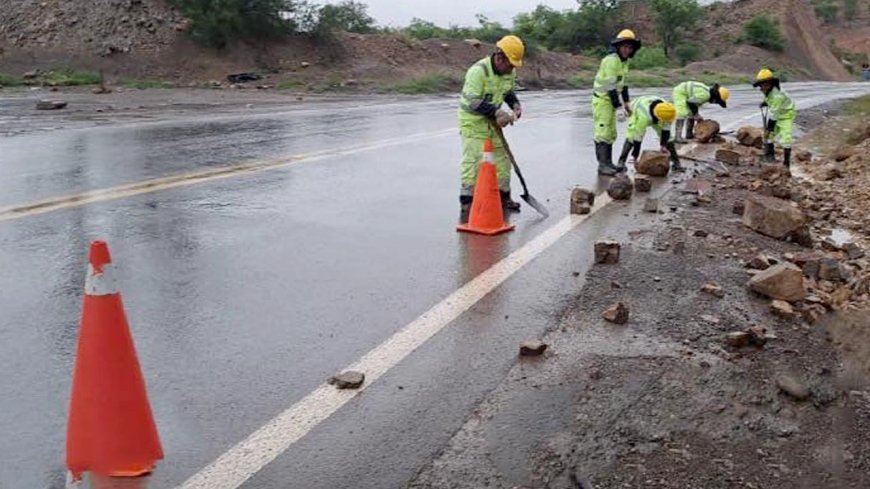 Reportan 167 deslizamientos en las carreteras durante la temporada de lluvias