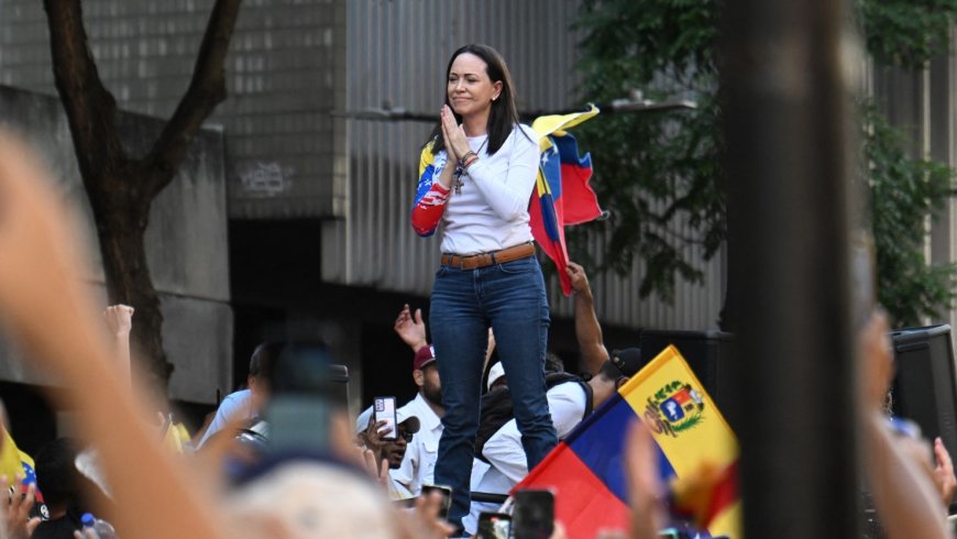 Denuncian la violenta detención de María Corina Machado tras protesta en Caracas