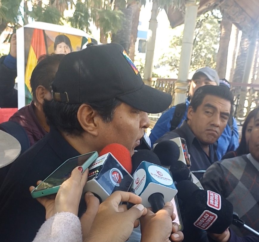 José Yucra asegura que Evo Morales tiene fuerte respaldo en Tarija y confirma marcha a La Paz para su inscripción