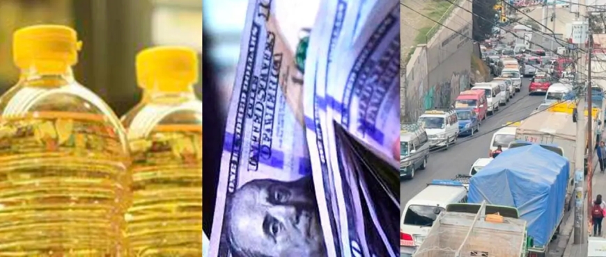 Crisis económica en Bolivia: sube el precio del aceite, escasea el diésel y el dólar paralelo alcanza récord
